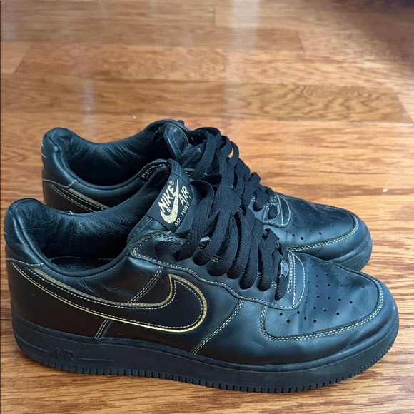 Nike Other - Nike Air Men's Black and Gold Sneakers
